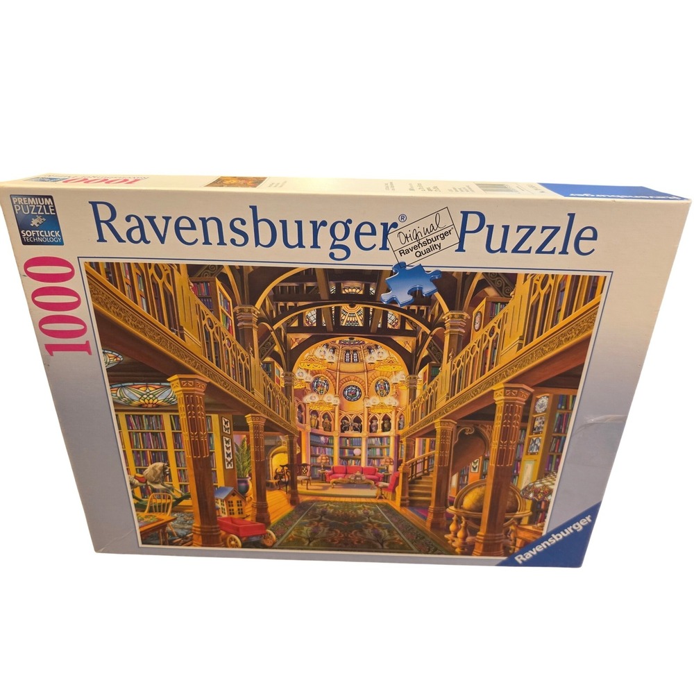 Ravensburger‎ 1000 Piece Library Jigsaw Puzzle 19 155 0 Softclick Technology